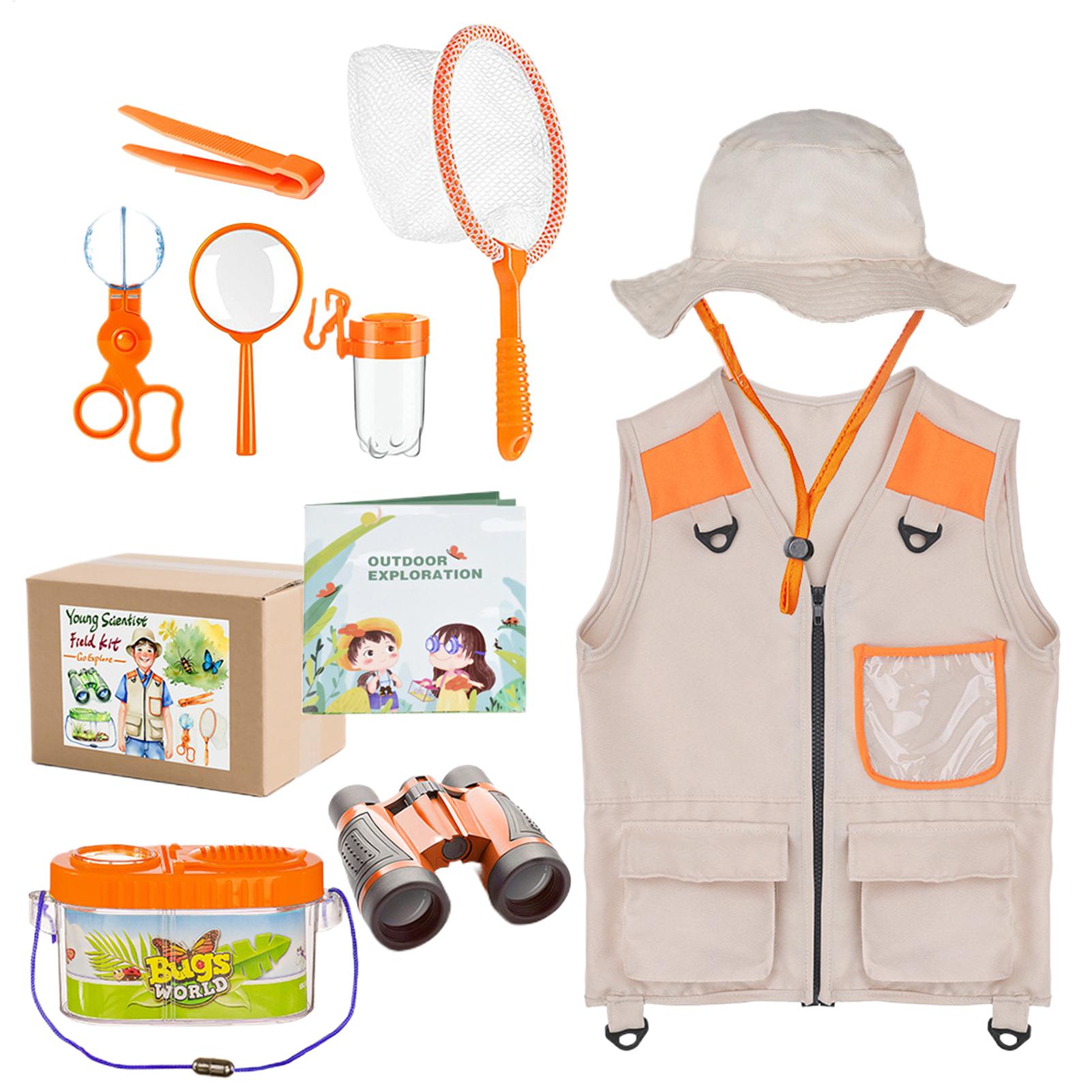 Outdoor Adventure Educator - Kit d'aventure pour enfants avec chapeau,