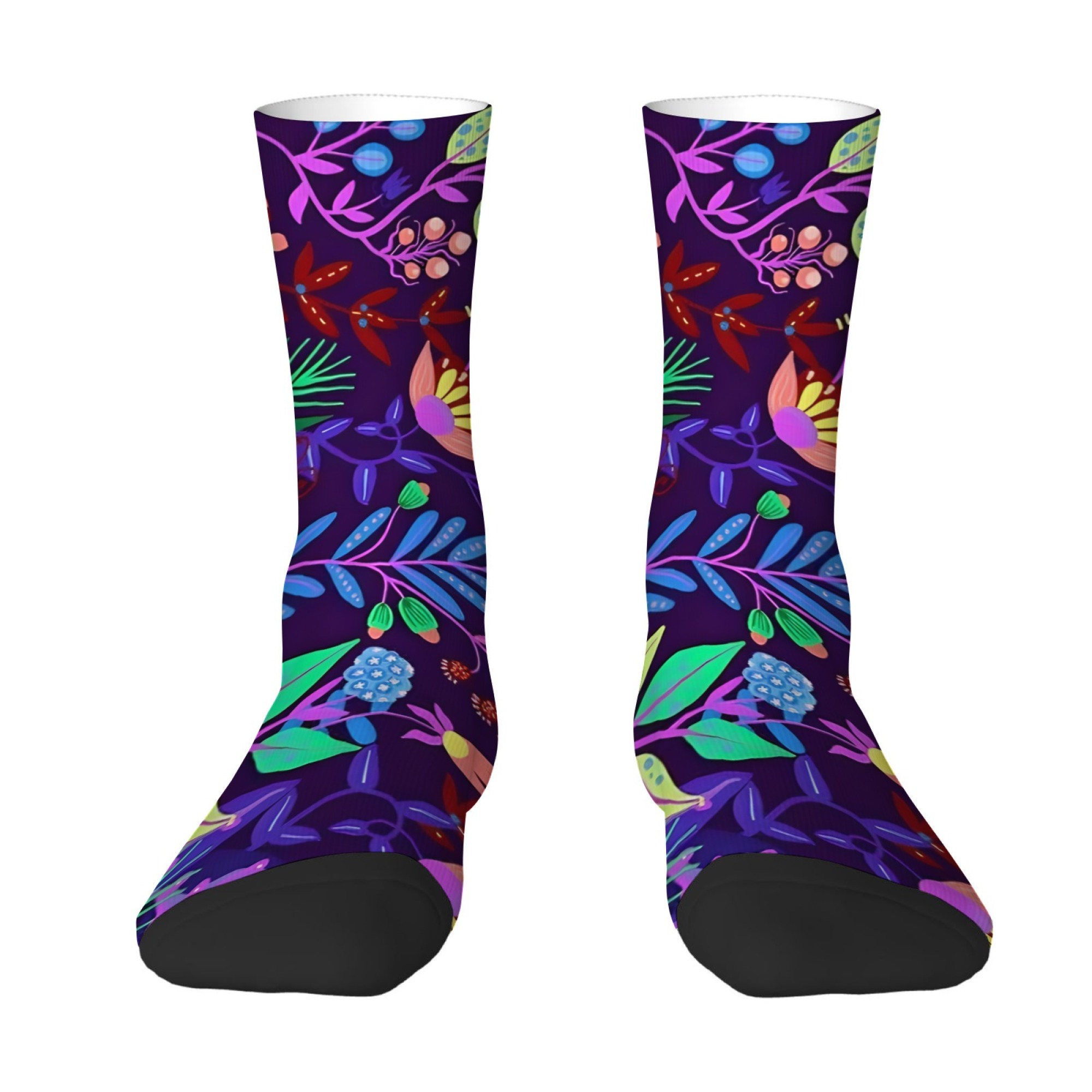 Outdoor Adventure Youtube - Chaussettes tendance rétro Pop Art à