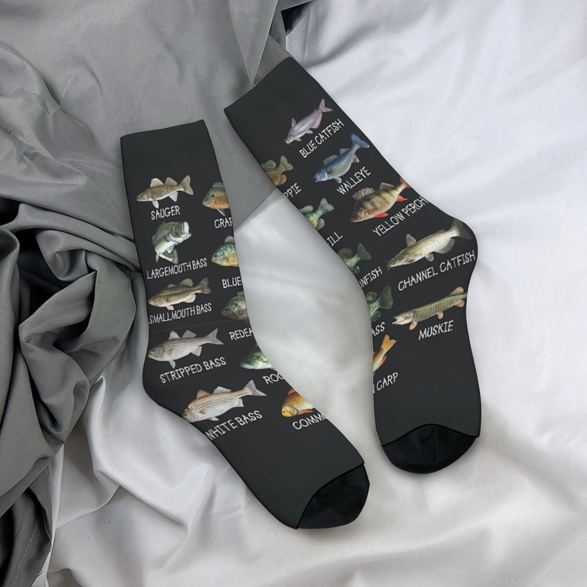 Outdoor Adventure Youtube - Chaussettes pour hommes imprimées avec illustration