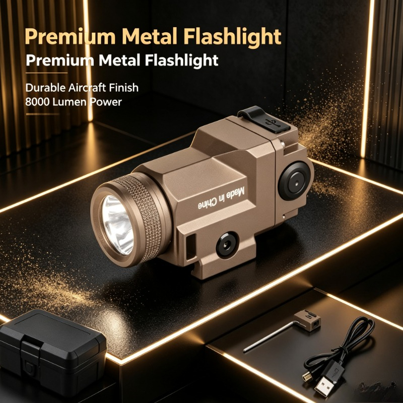 Outdoor Adventure Hobbies - Lampe de poche LED en métal