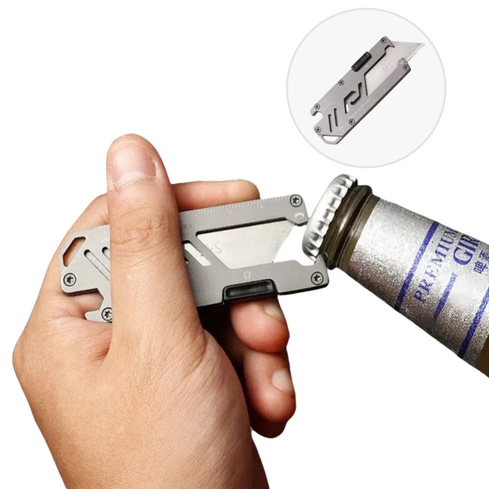 Camp Knife Multi - Couteau pliant multifonctionnel 4 en 1