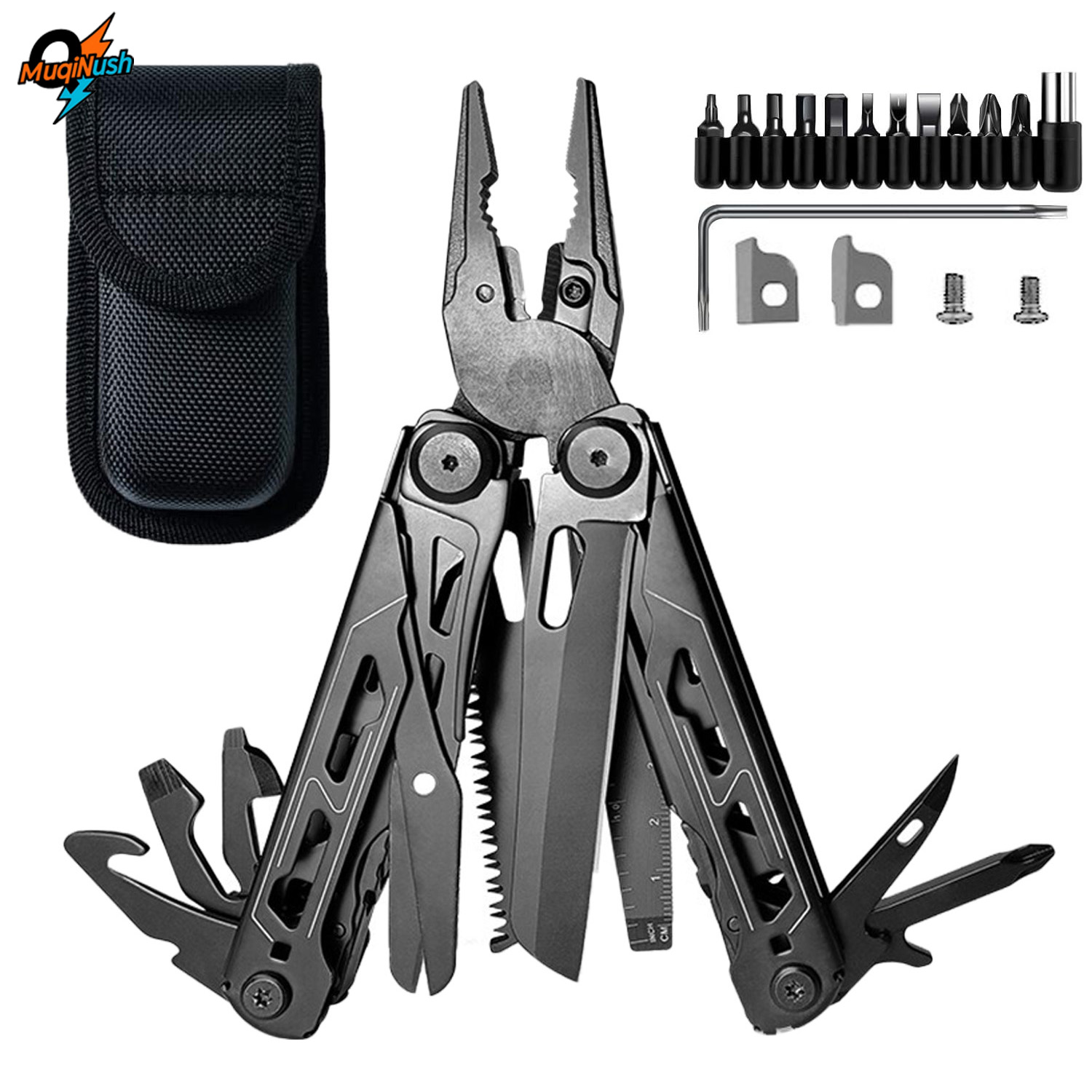 MuqiNush 28 en 1 Outil multifo - Camp Knife Multi avis et prix