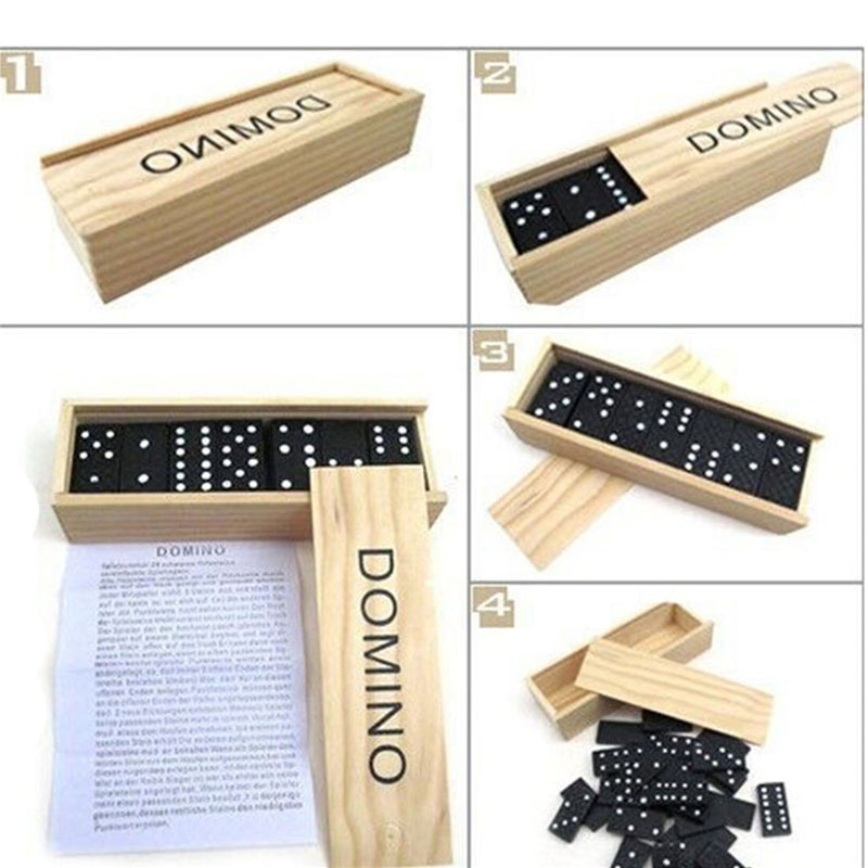 Jeu de dominos en bois 28 pièc - Outdoor Adventure Game avis et prix