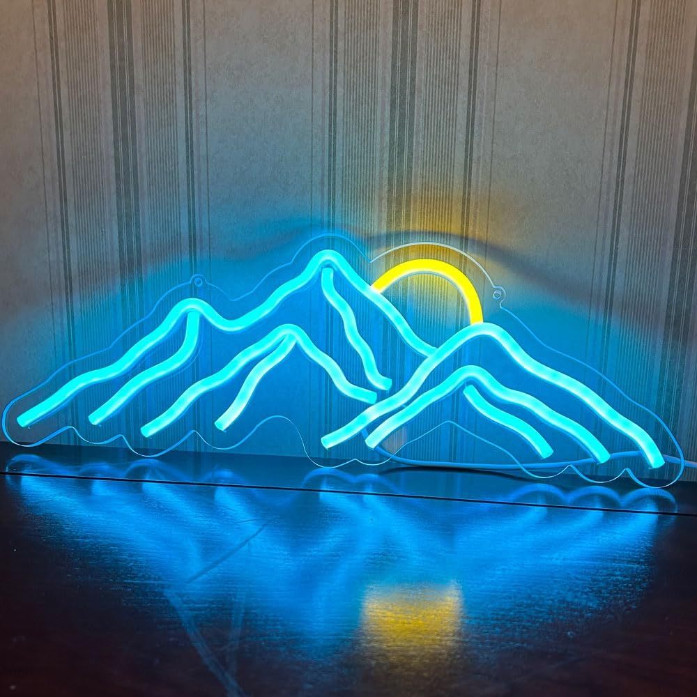 Enseigne néon LED Paysage Mont - Outdoor Adventure Ideas avis et prix
