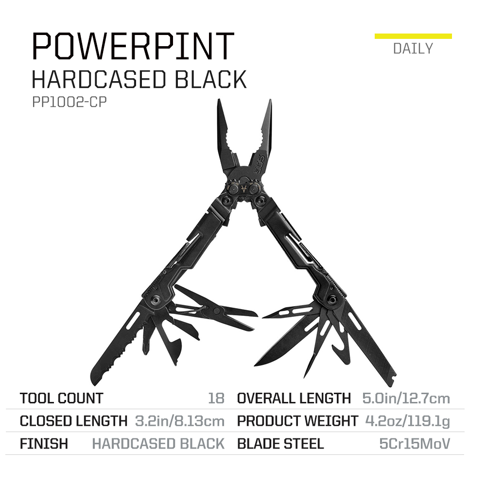 SOG 18 in 1 PowerPint Mini mul - Camp Knife Multi avis et prix