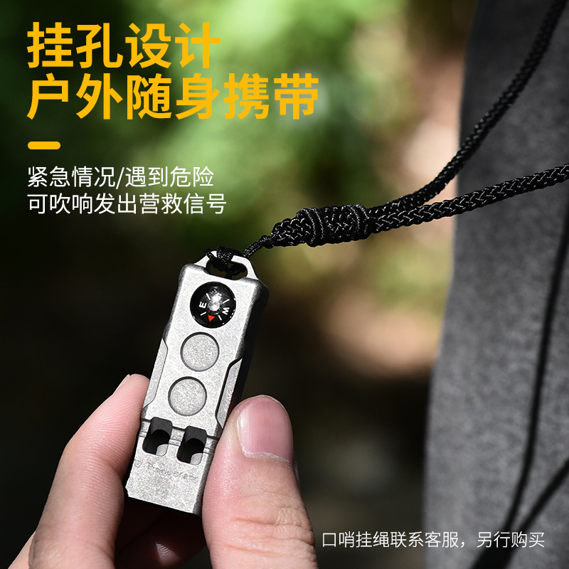 Sifflet de survie à double tub - Outdoor Adventure Youtube avis et prix